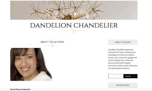 Dandelion Chandelier blog