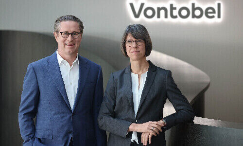 Georg Schubiger and Christel Rendu de Lint, designated CO-CEO of Vontobel (Image: Vontobel)