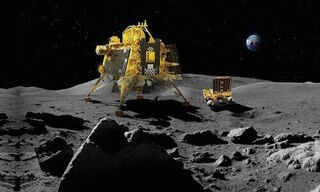 Moon landing from India’s Chandrayaan-3 on August 20, 2023 (Image: Indian Space Research Organisation)