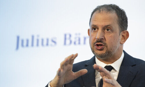 Julius Baer CEO Philipp Rickenbacher (Image: Keiystone)