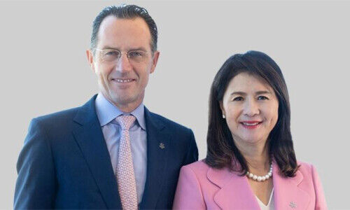 August Hatecke and Amy Lo, UBS Asien (Image: Bild: UBS)